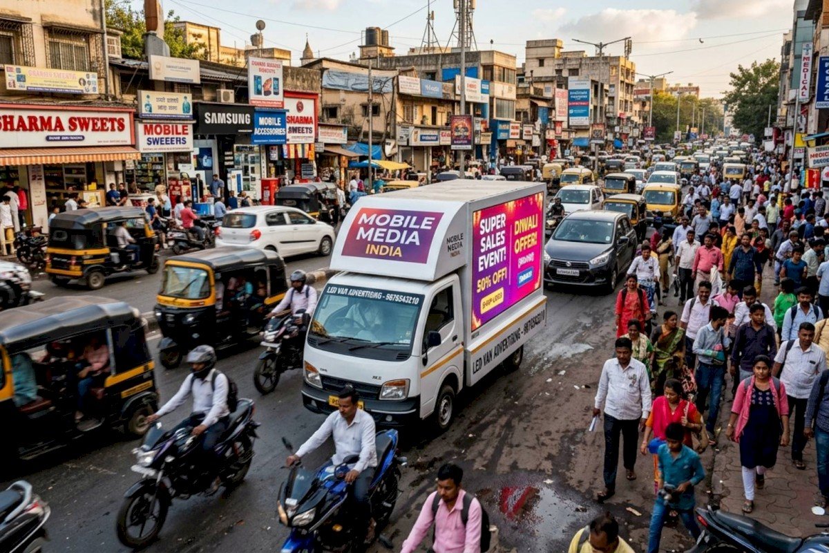 Mobile Van Advertising in India: The Ultimate Guide to LED Vans, Digital Vans & Canter Branding