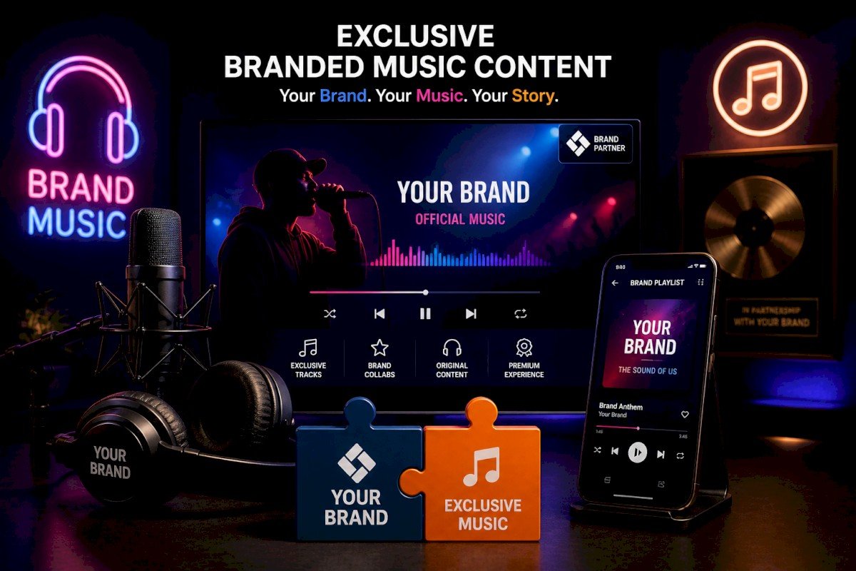 Exclusive Branded Music Content