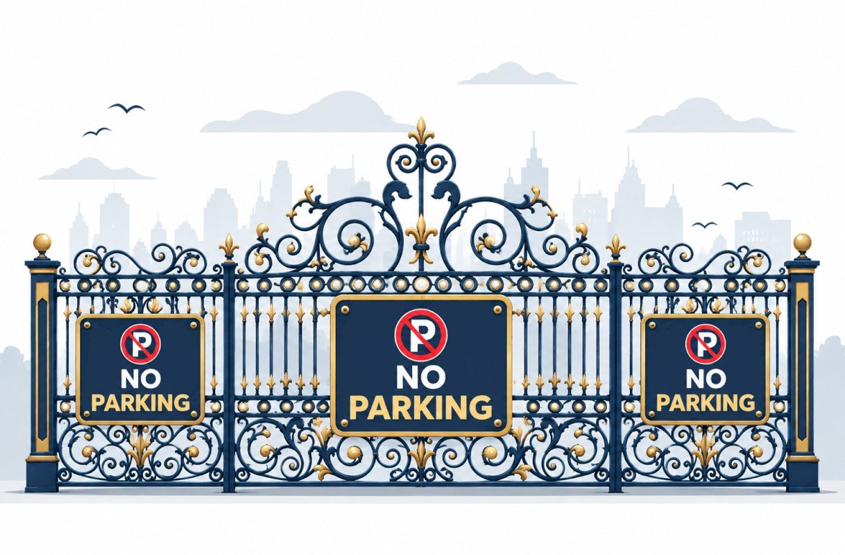 No Parking Board Advertising